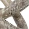 Hello Honey® 3.5" Beige Modern Decorative Marble Link Knot